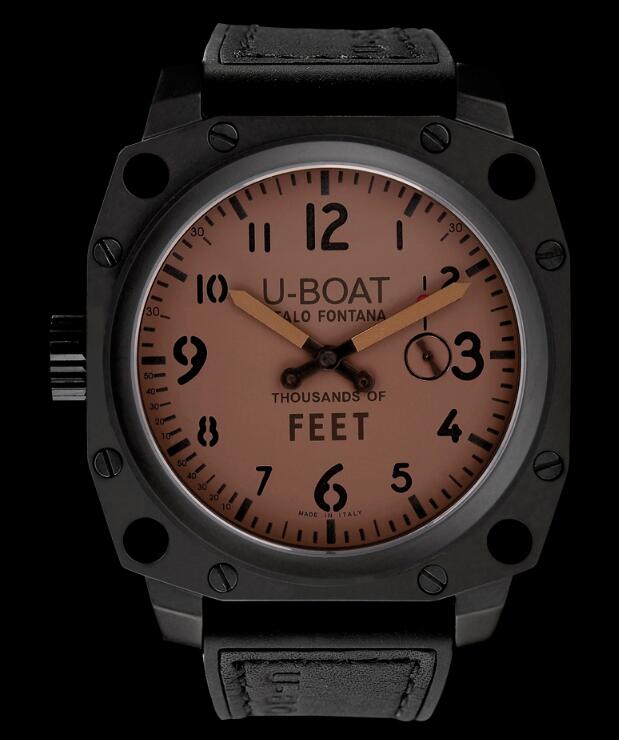 Review U-Boat Thousands of feet MB BK-BR Replica Watch 5327 - Click Image to Close